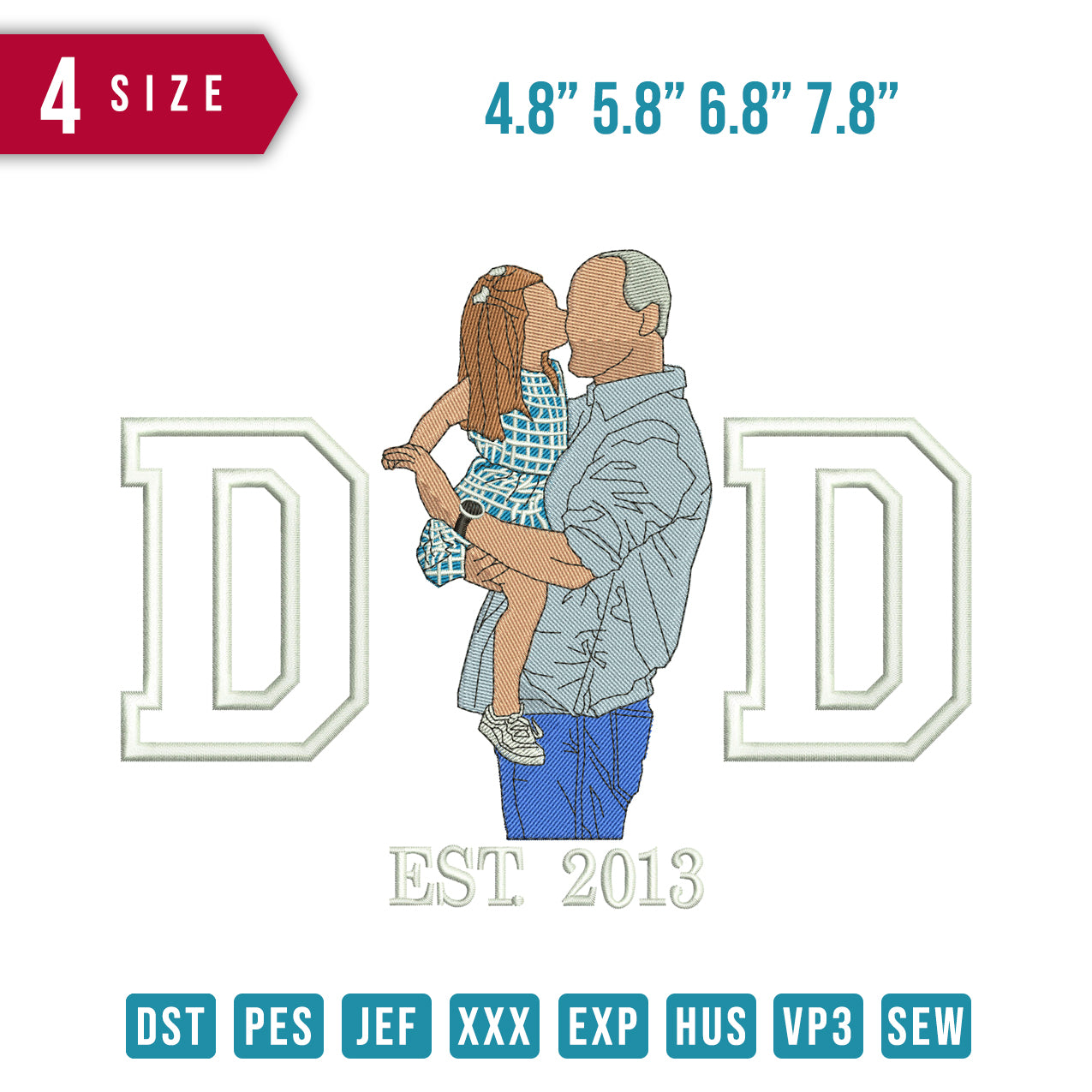 Dad Kissing Daughter B