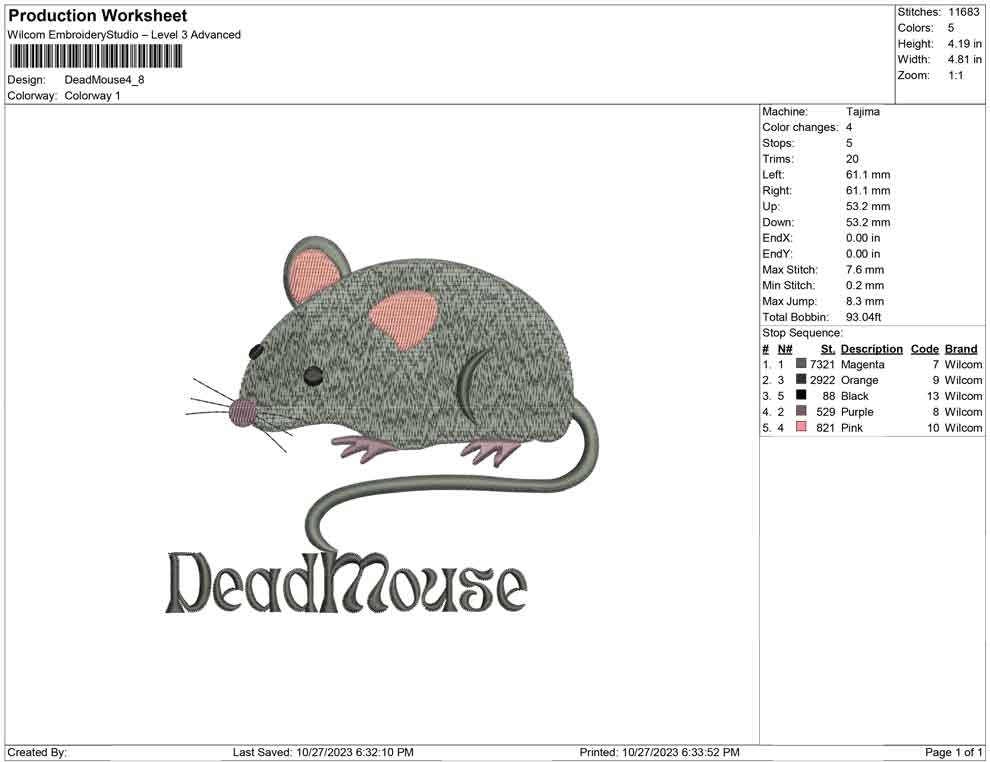 Dead Mouse