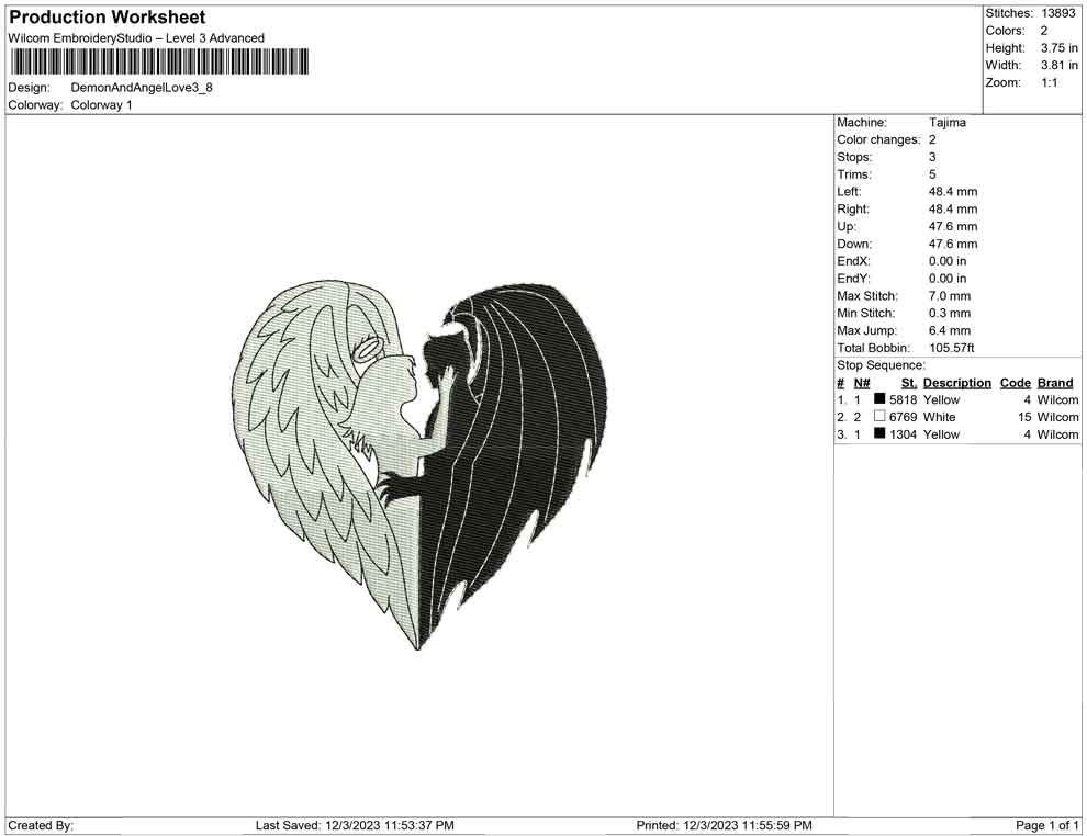 Demon and angel love