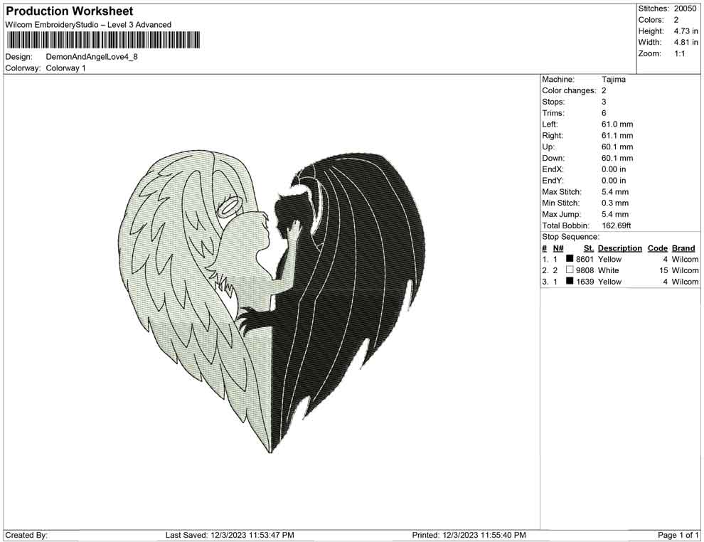 Demon and angel love