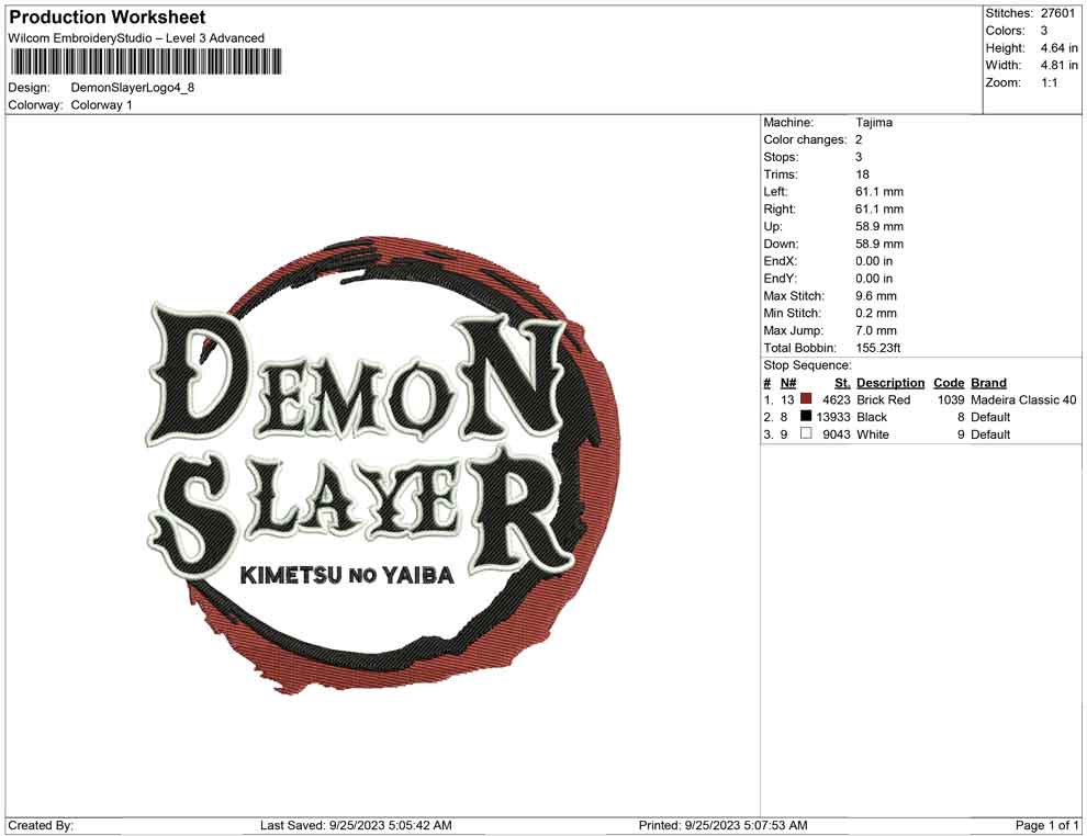 Demon slayer Logo