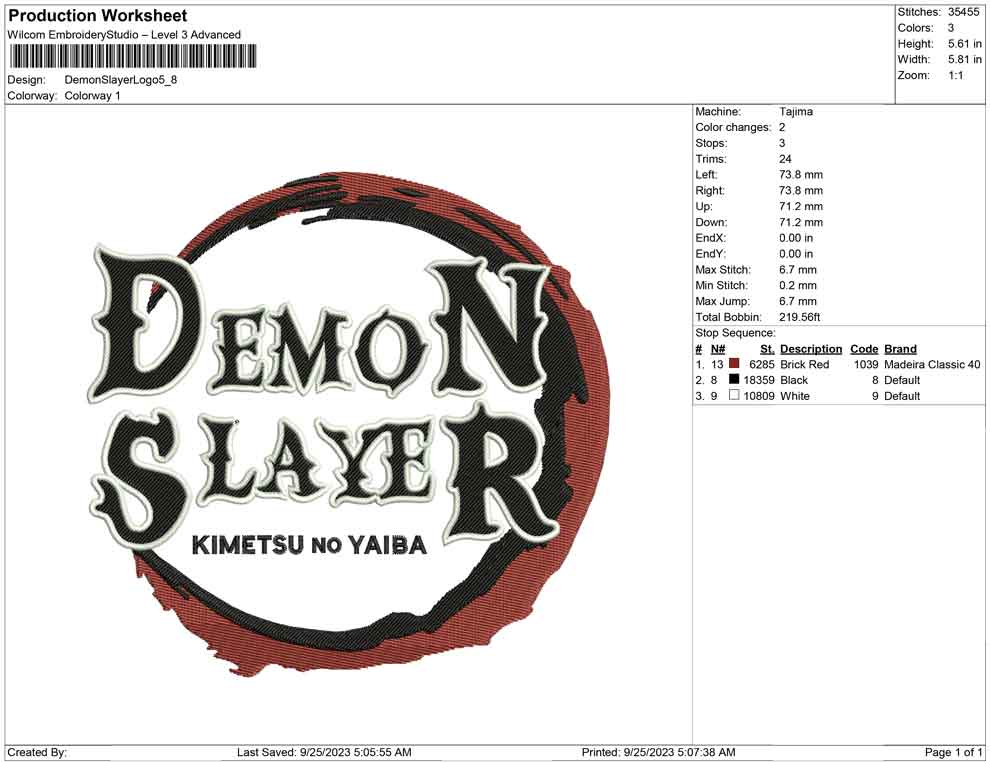 Demon slayer Logo