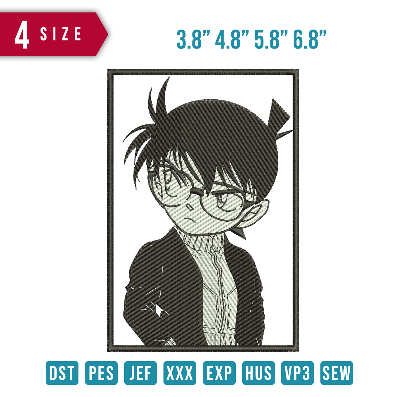 Detective Conan Panel BW