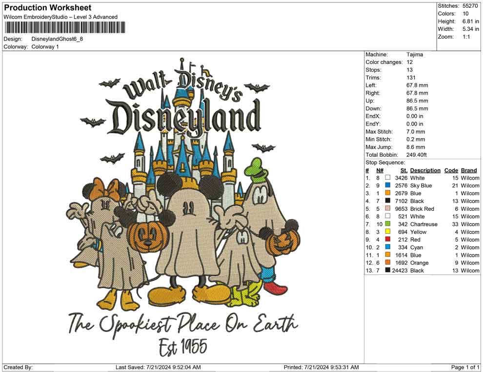 Disneyland Ghost