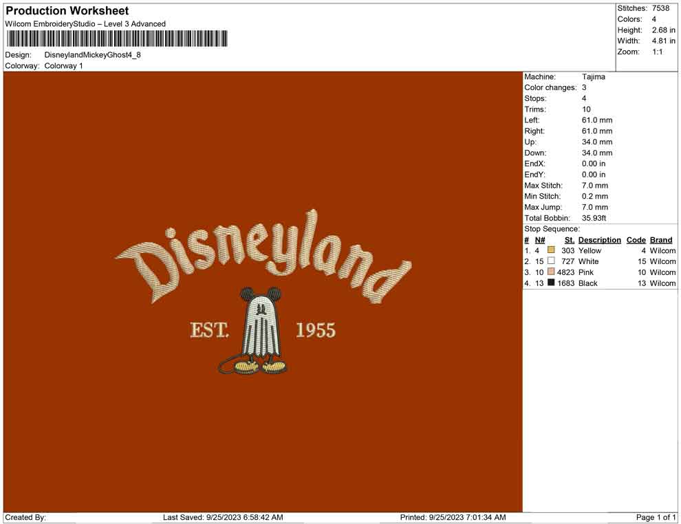 Disneyland mickey Ghost