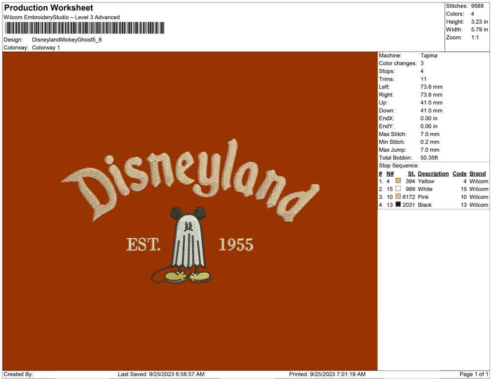 Disneyland mickey Ghost