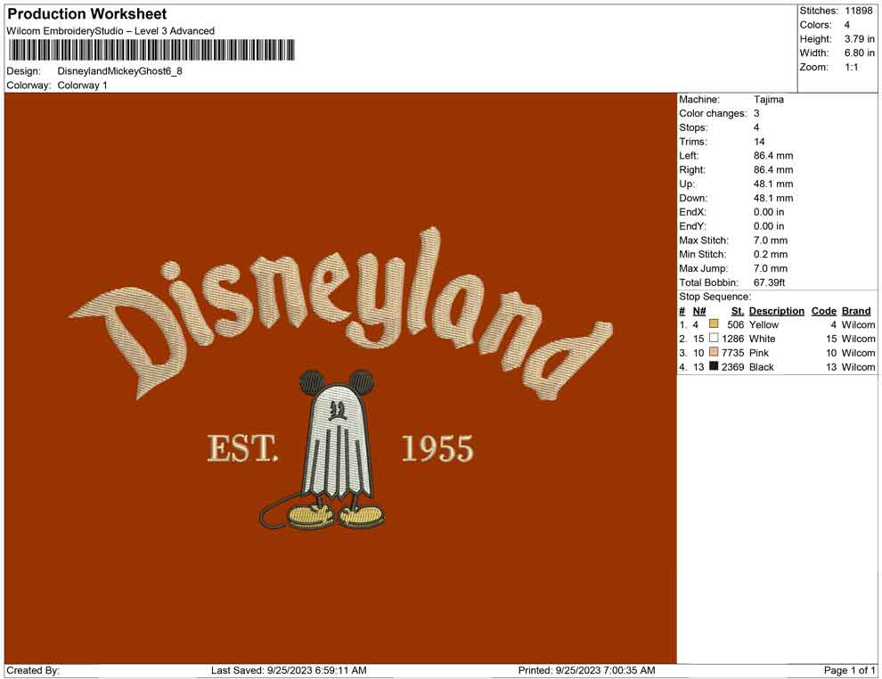 Disneyland mickey Ghost