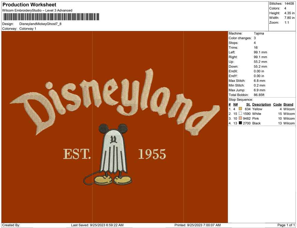 Disneyland mickey Ghost