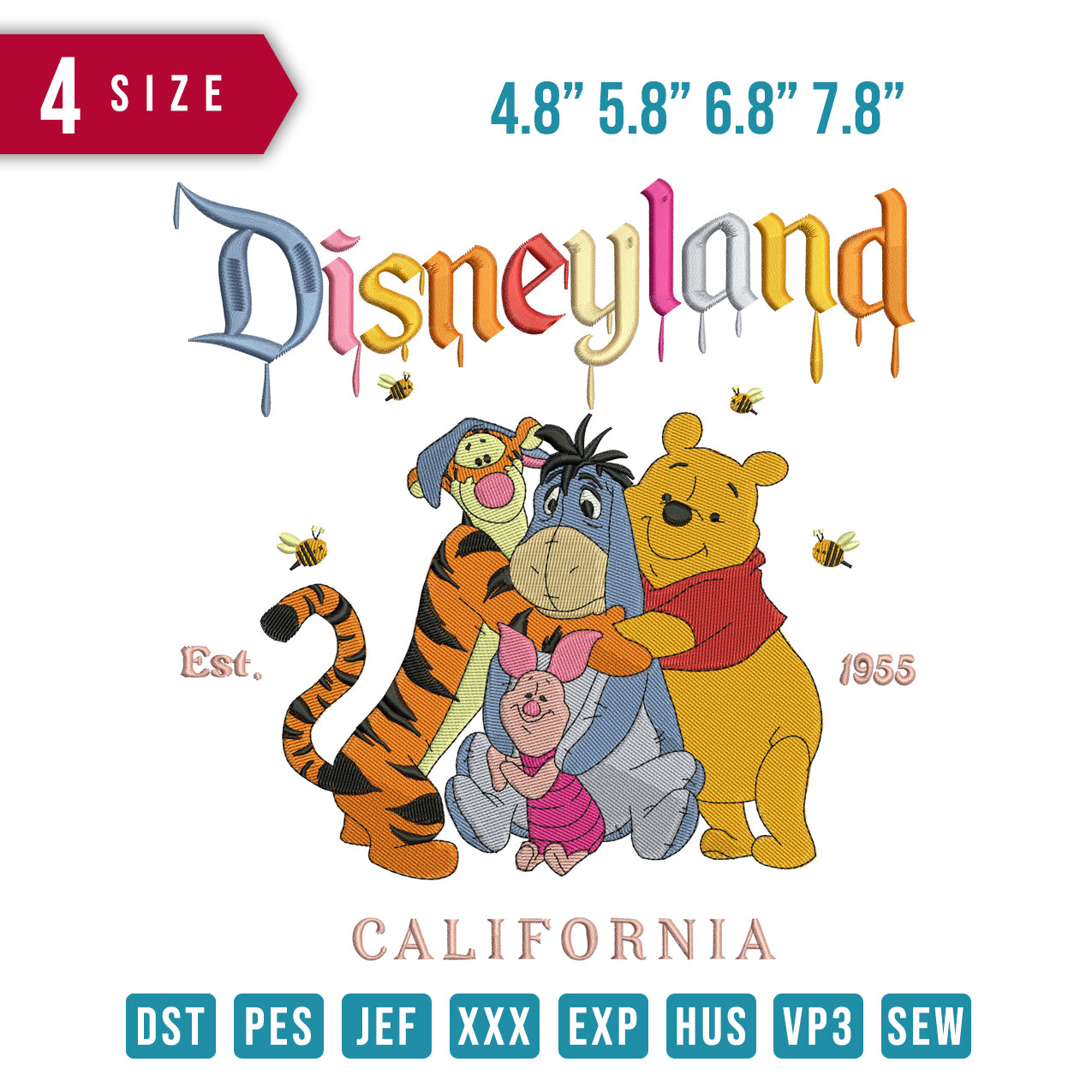 Disneyland Pooh And Friends B