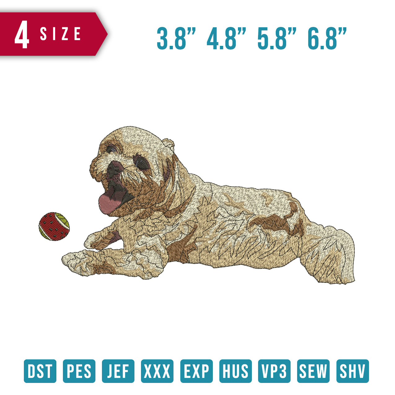 Dog and ball