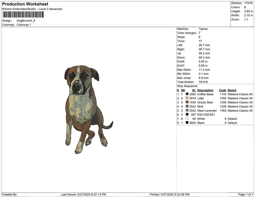 Dog Brown