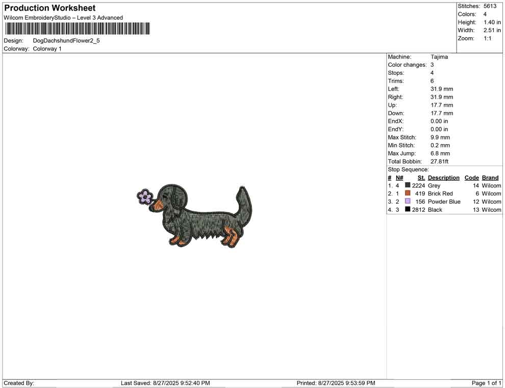 Dog Dachshund Flower