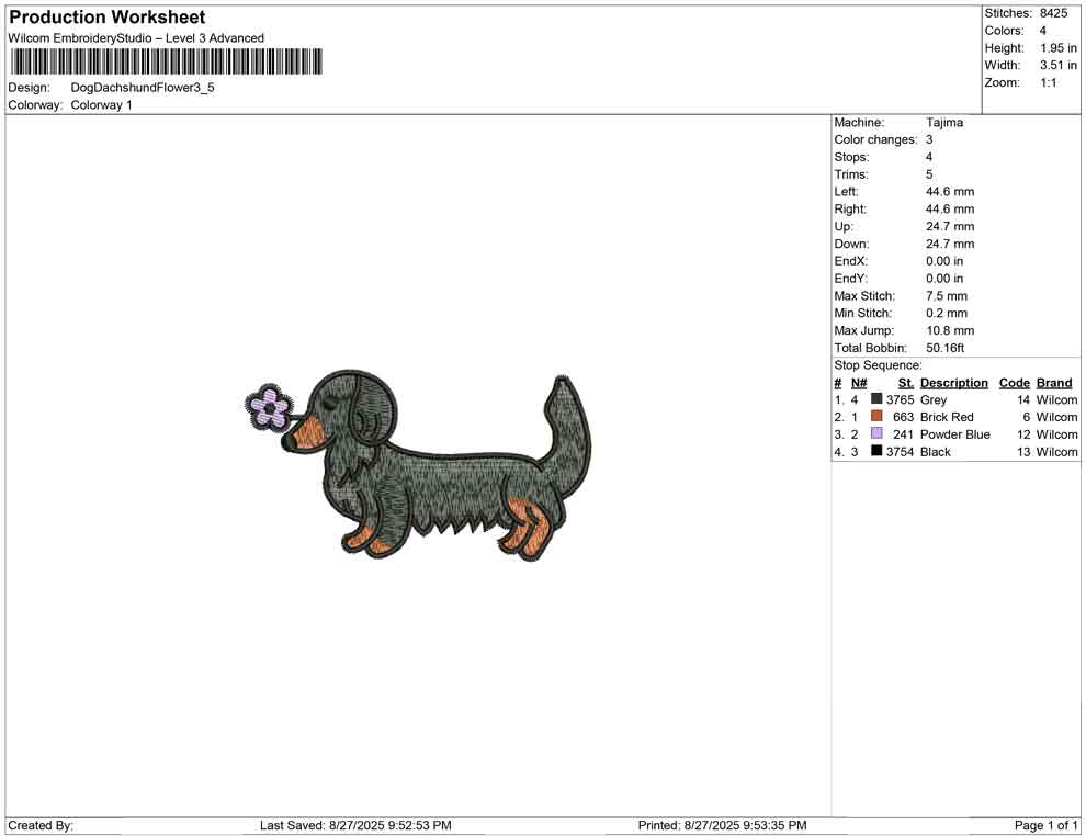 Dog Dachshund Flower