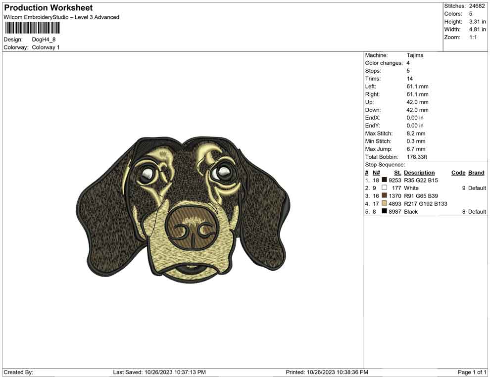 Dog H