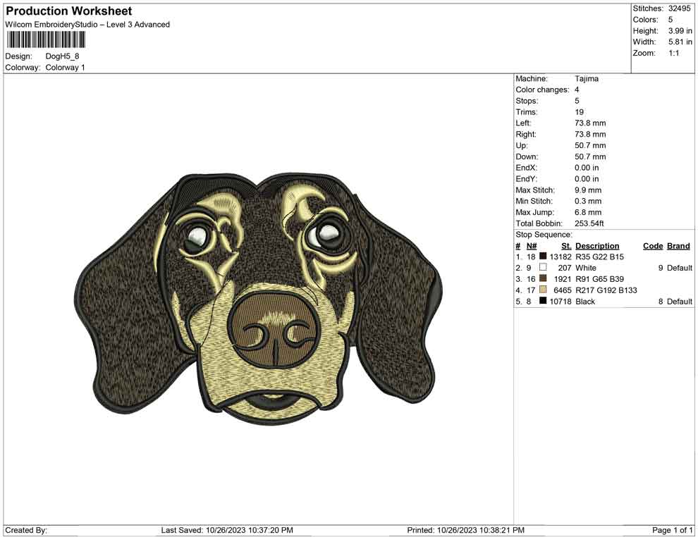 Dog H