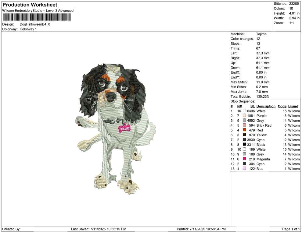 Dog Halloween B