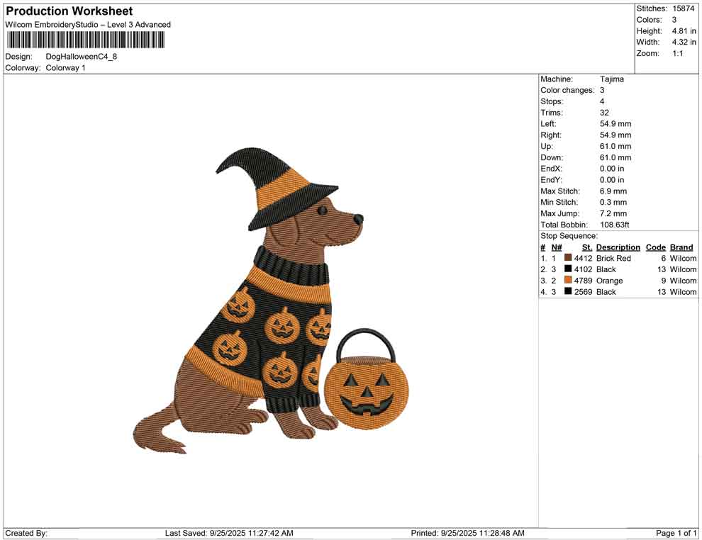 Dog Halloween C