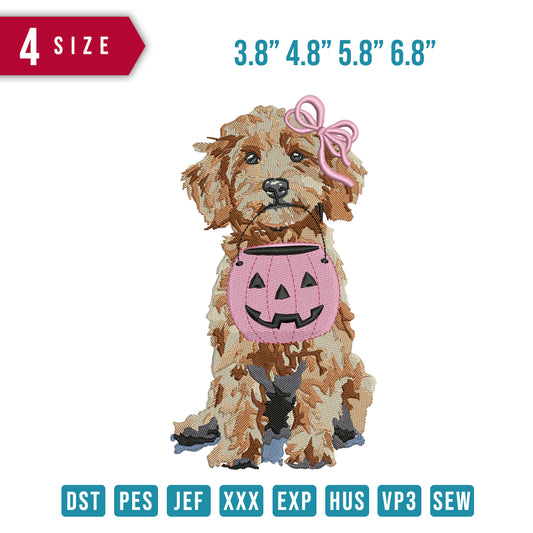 Dog Helloween Basket