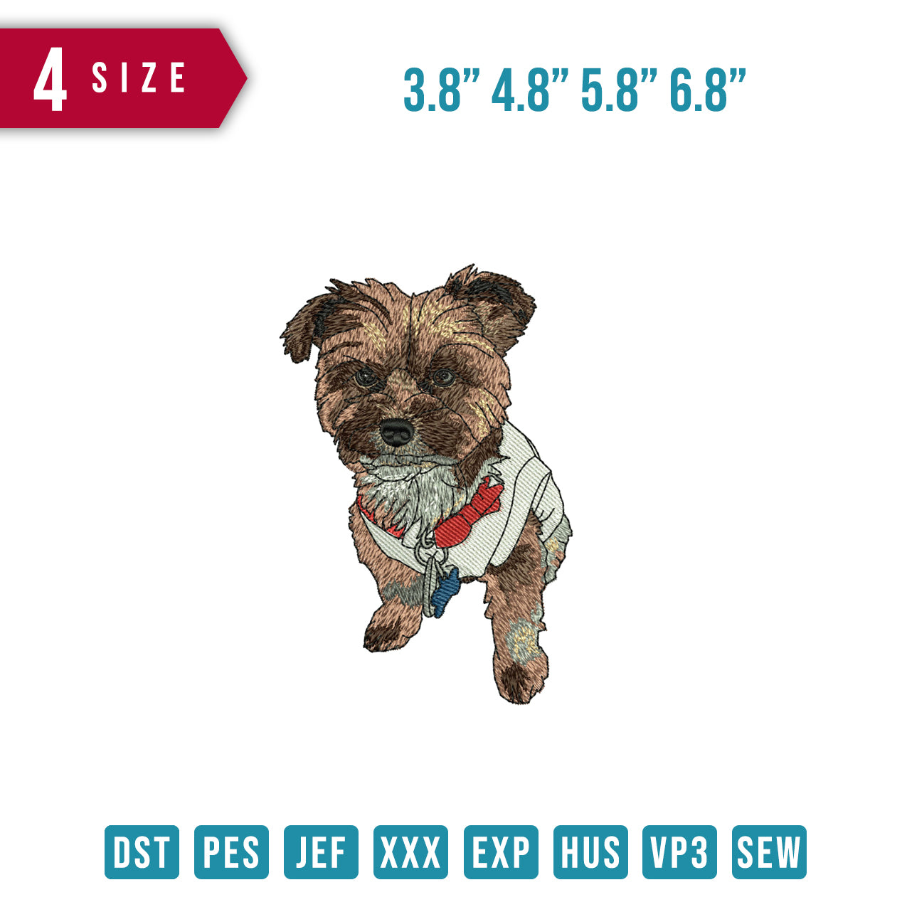 Dog in shirt
