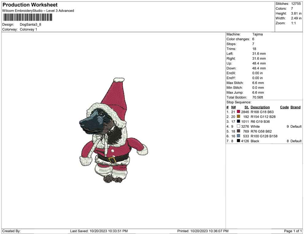 Dog Santa