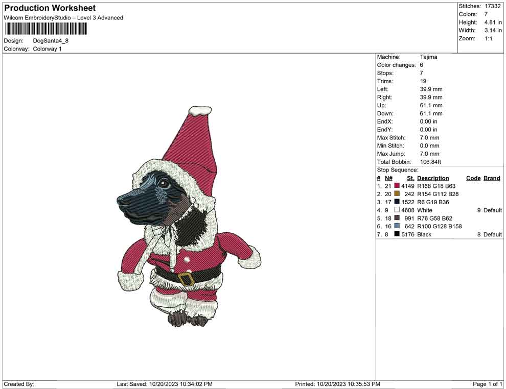Dog Santa