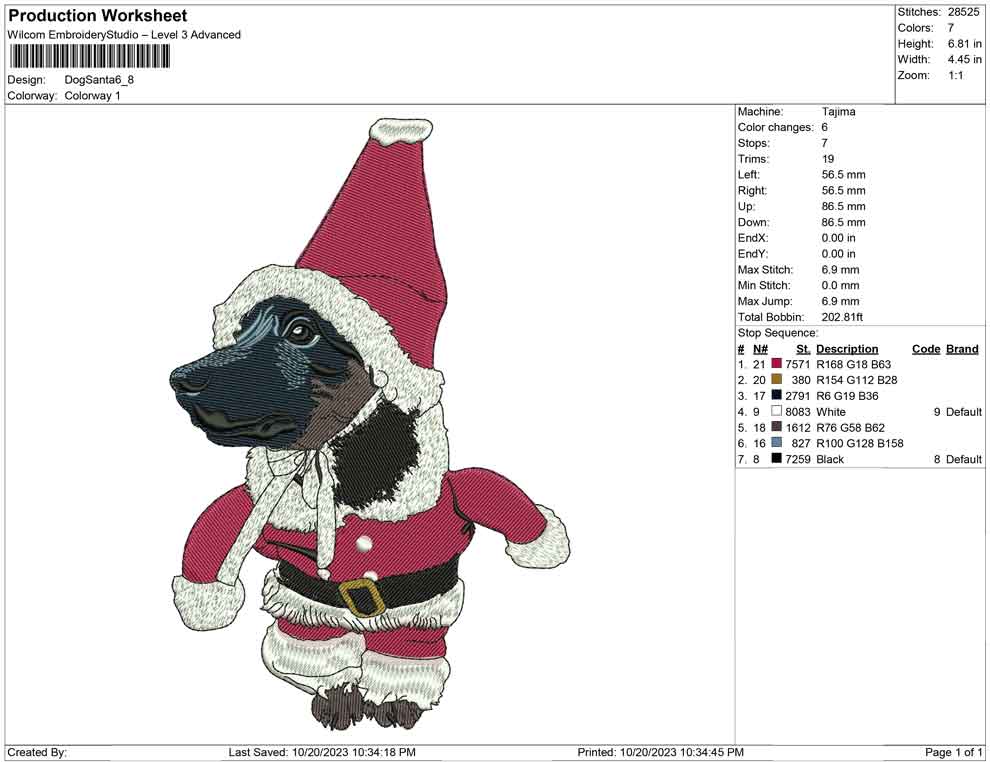 Dog Santa