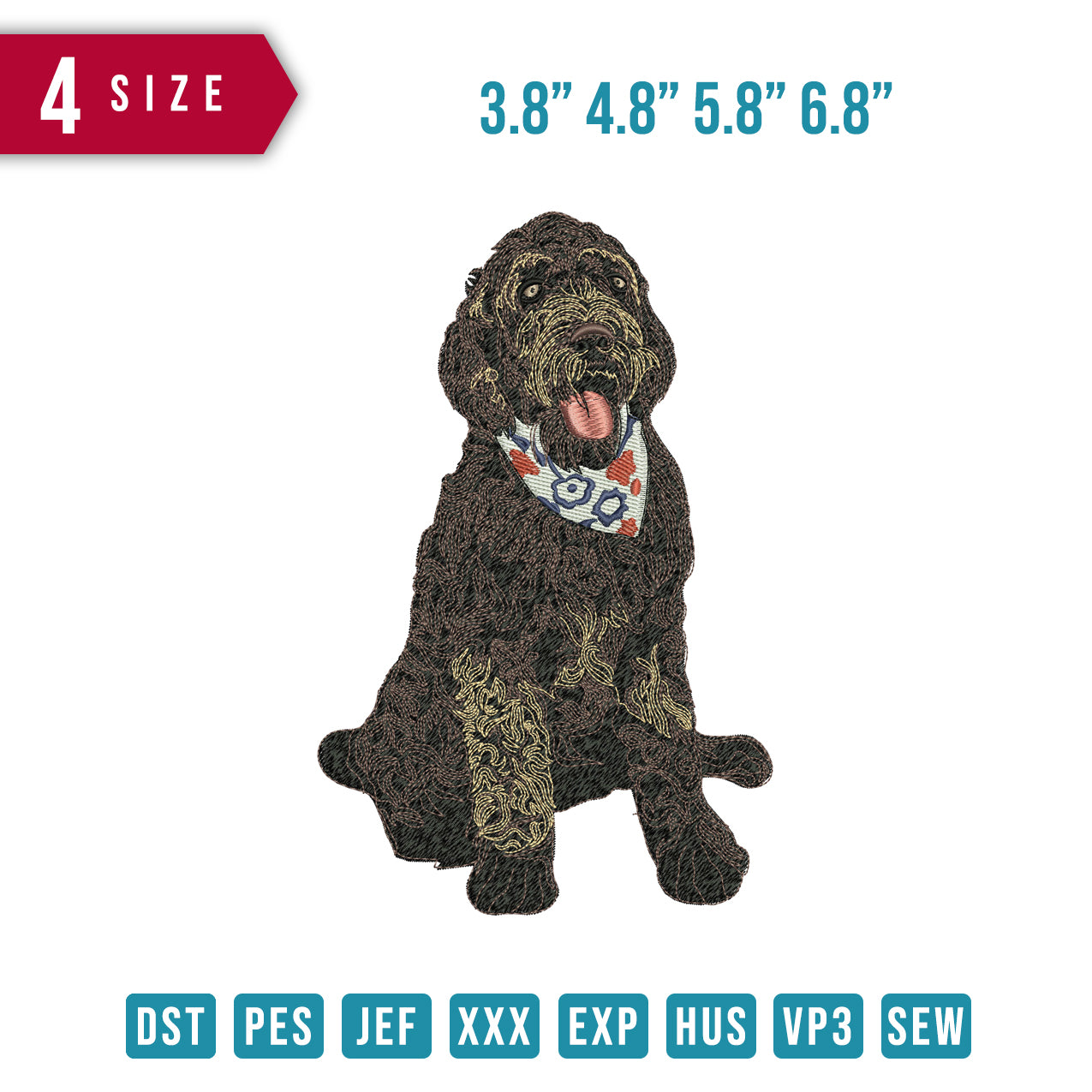 Dog Tongue Bandana