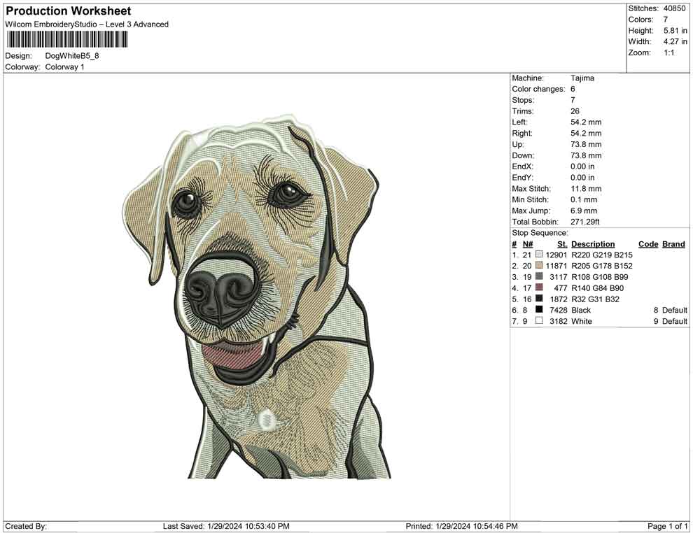 Dog White B