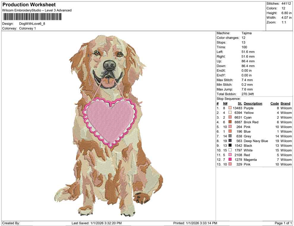 Dog With Love B