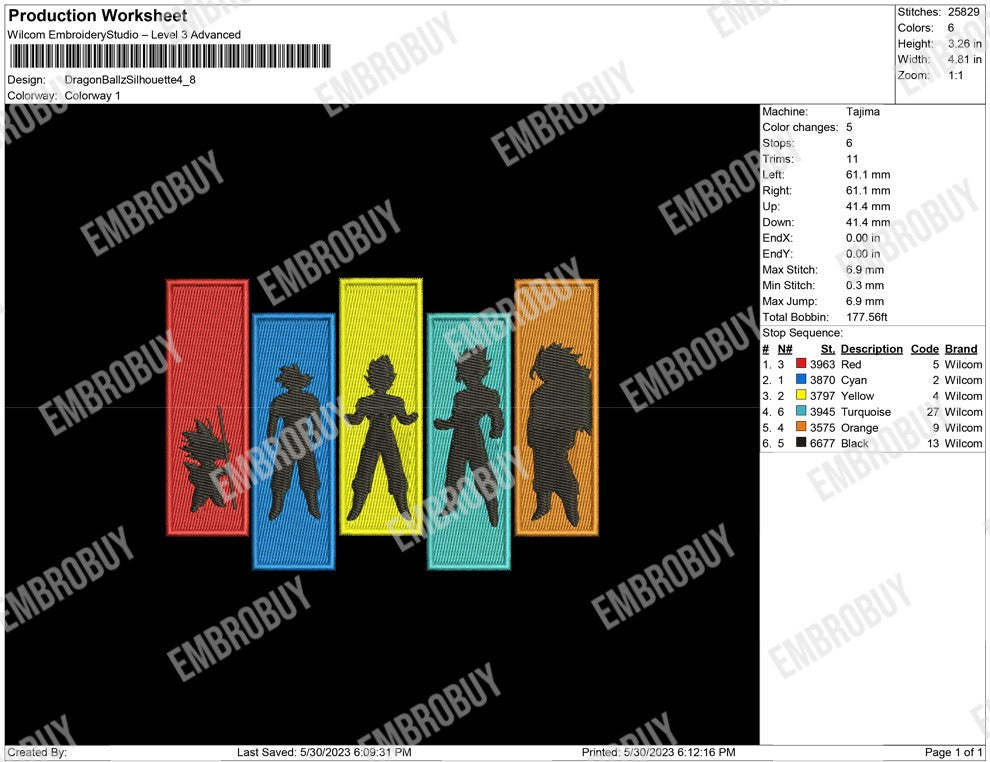 Dragonballz Silhouette