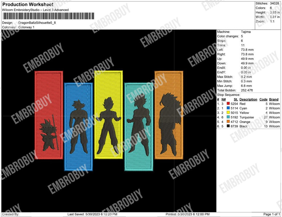 Dragonballz Silhouette