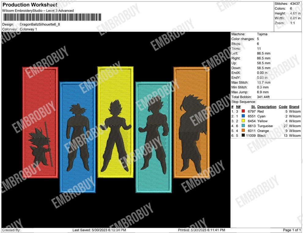 Dragonballz Silhouette