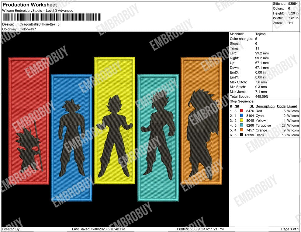 Dragonballz Silhouette