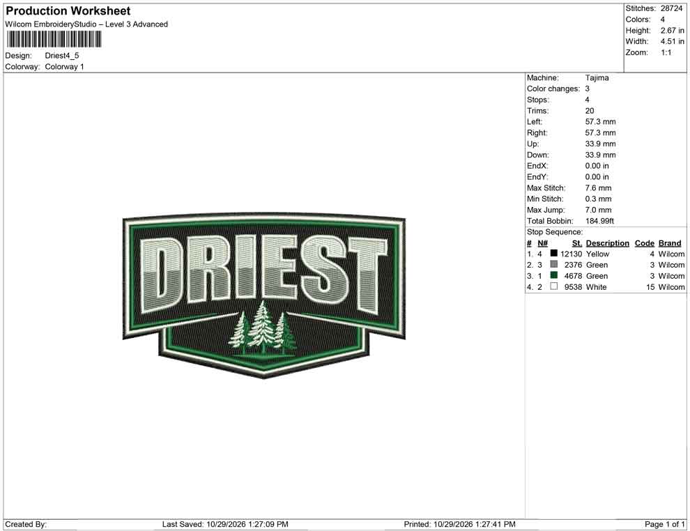 Driest