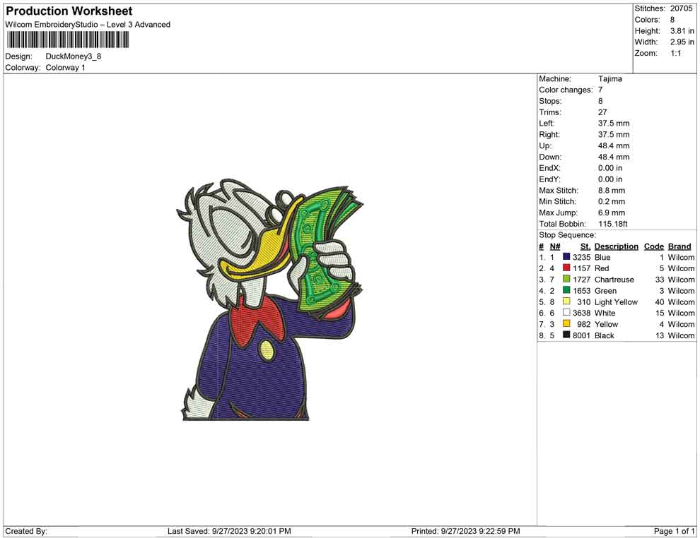 Duck money