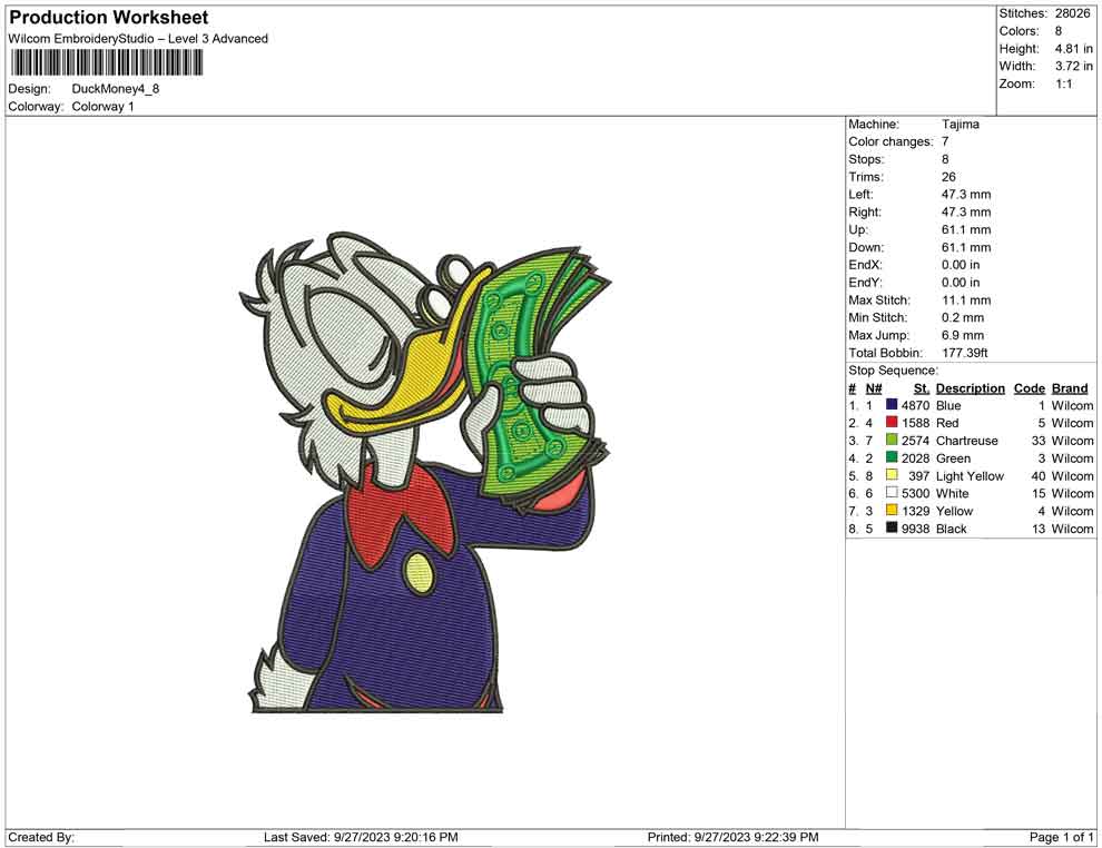 Duck money
