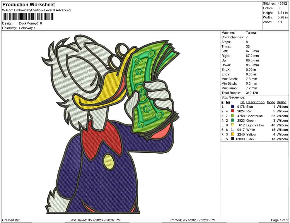 Duck money