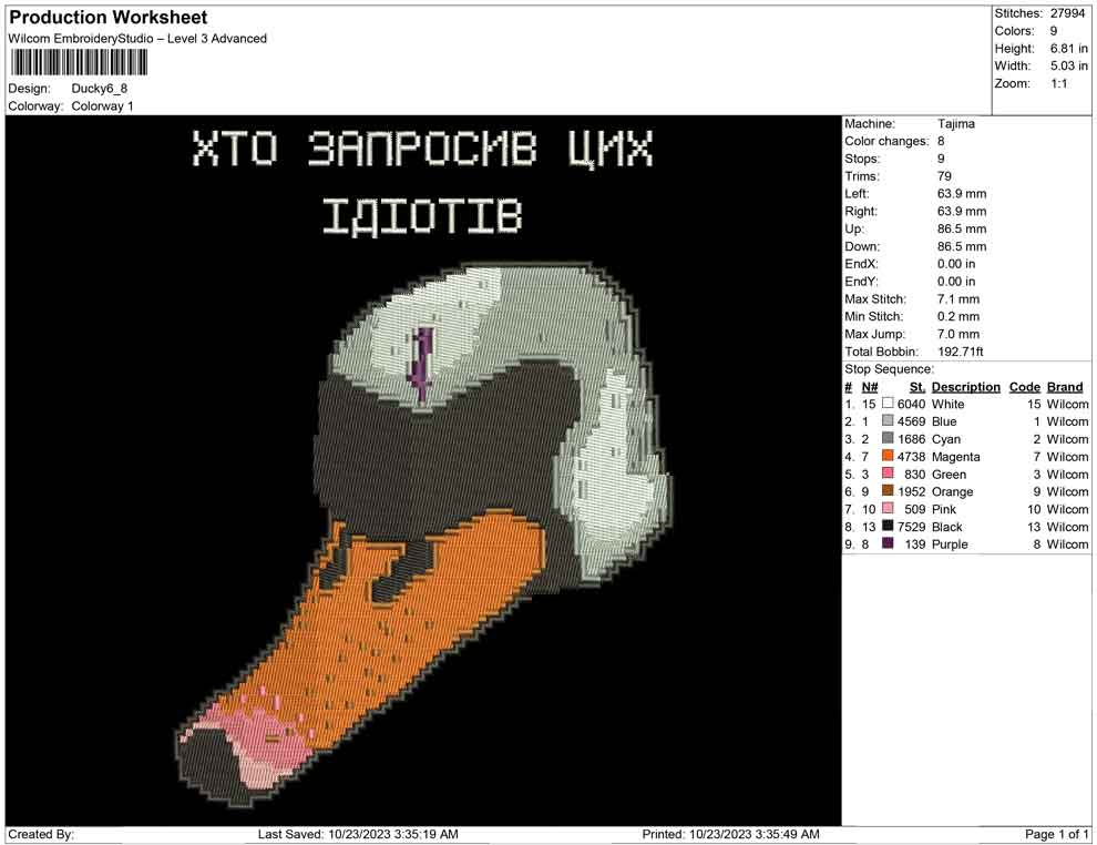Ducky pixel