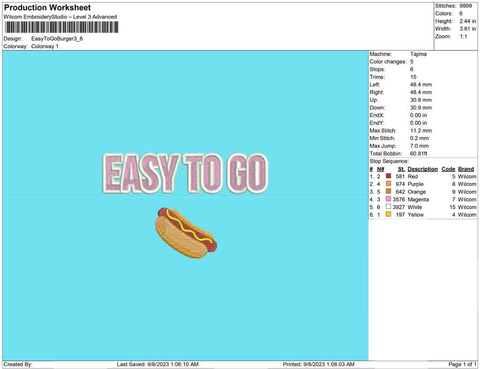 Easy to go burger