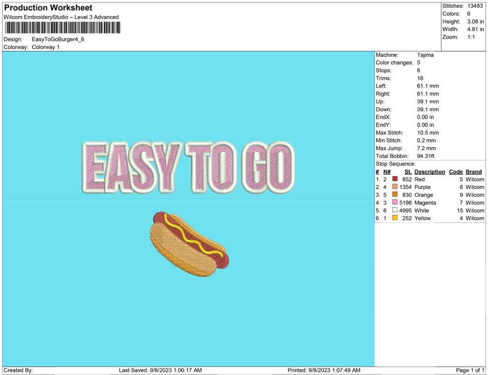 Easy to go burger