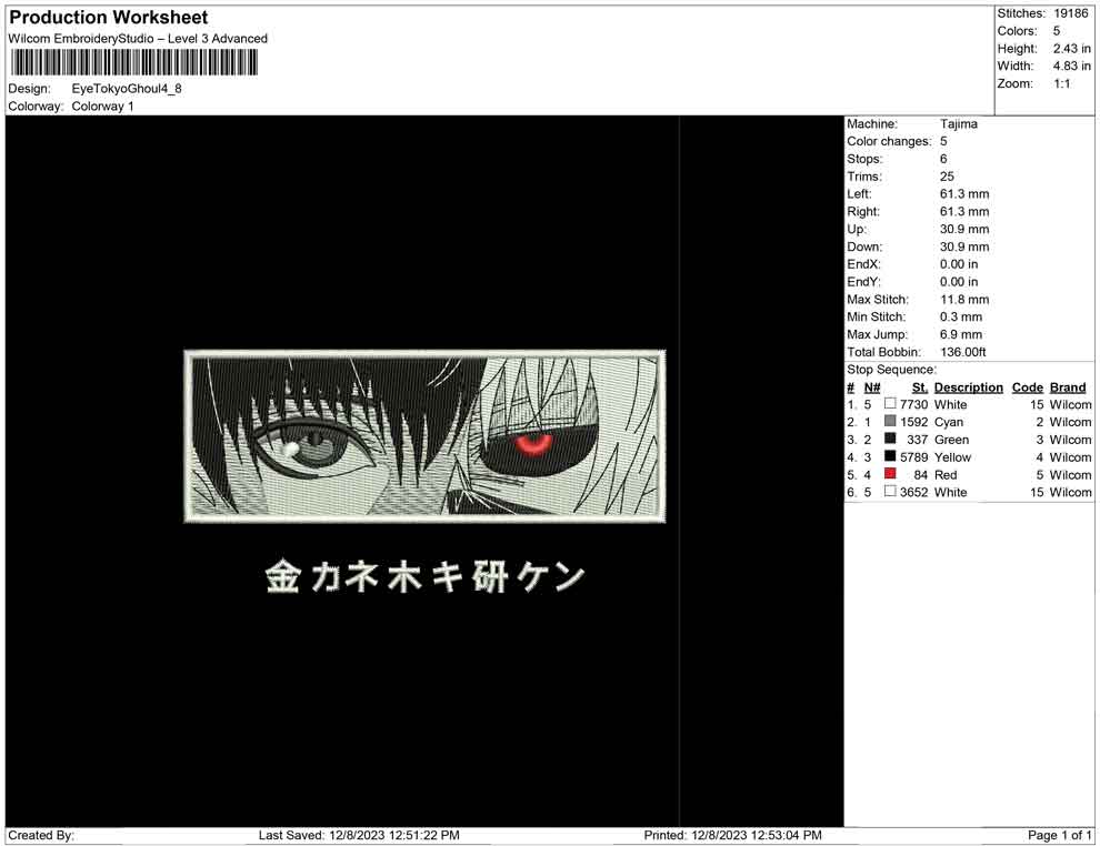 Eye Tokyo Ghoul