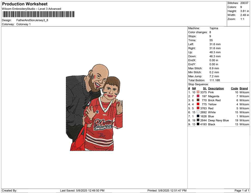 Father And Son Jersey