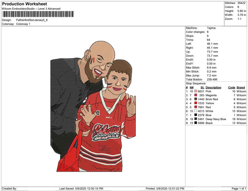 Father And Son Jersey