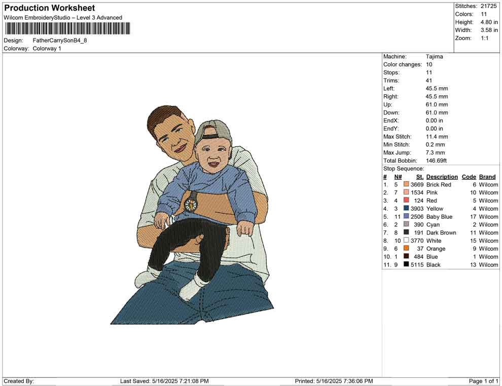 Father Carry Son B