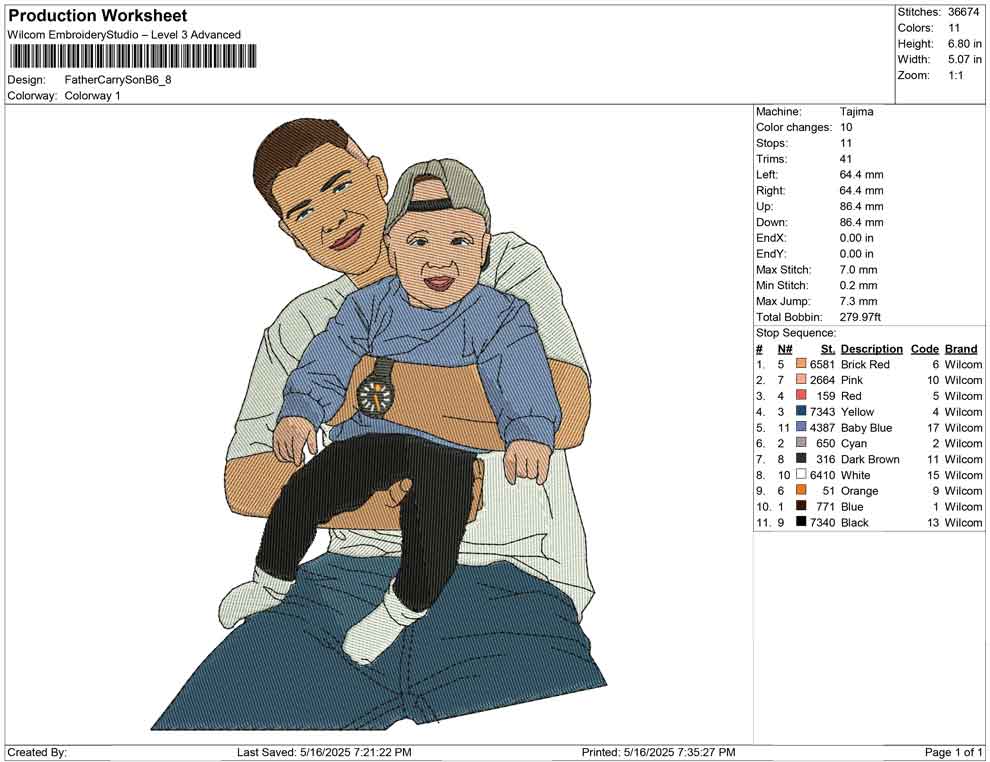 Father Carry Son B