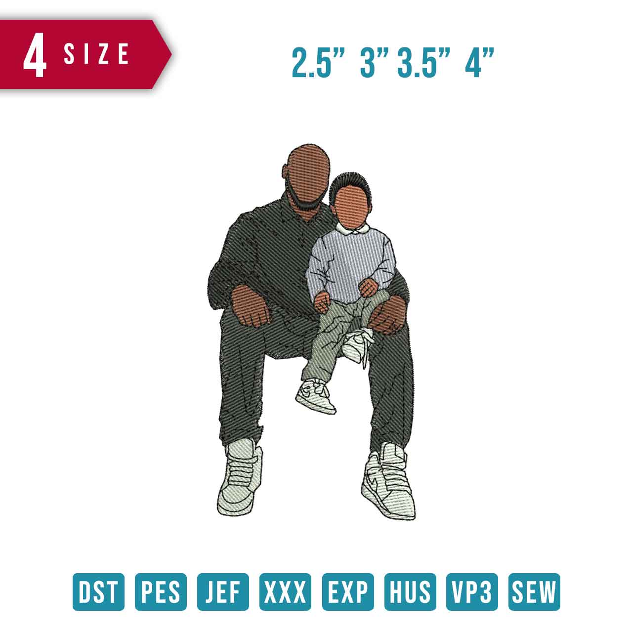 Father Son pose
