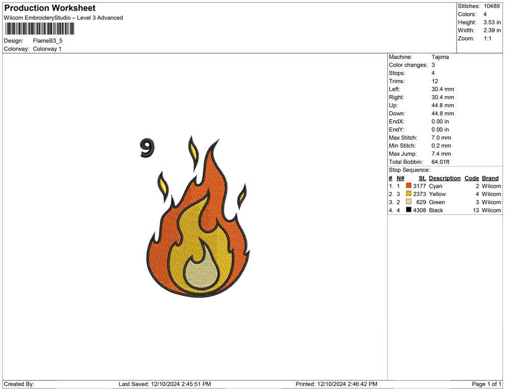 Flame B