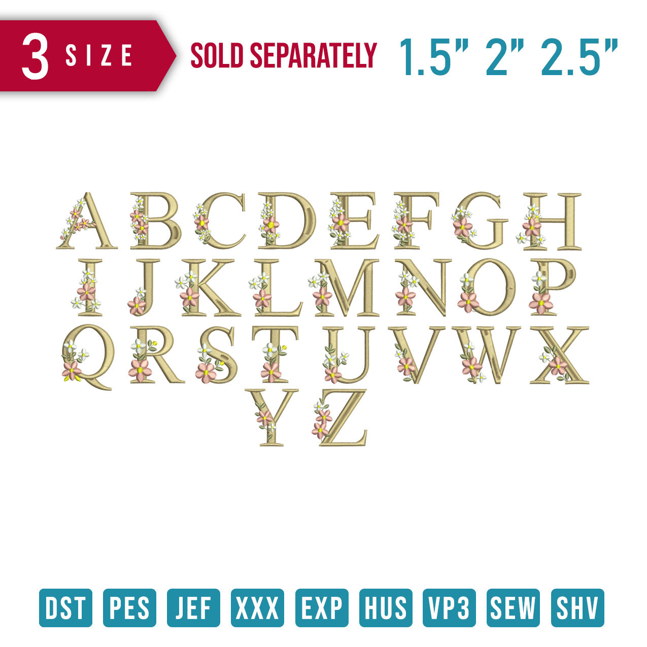 Floral Roman Font