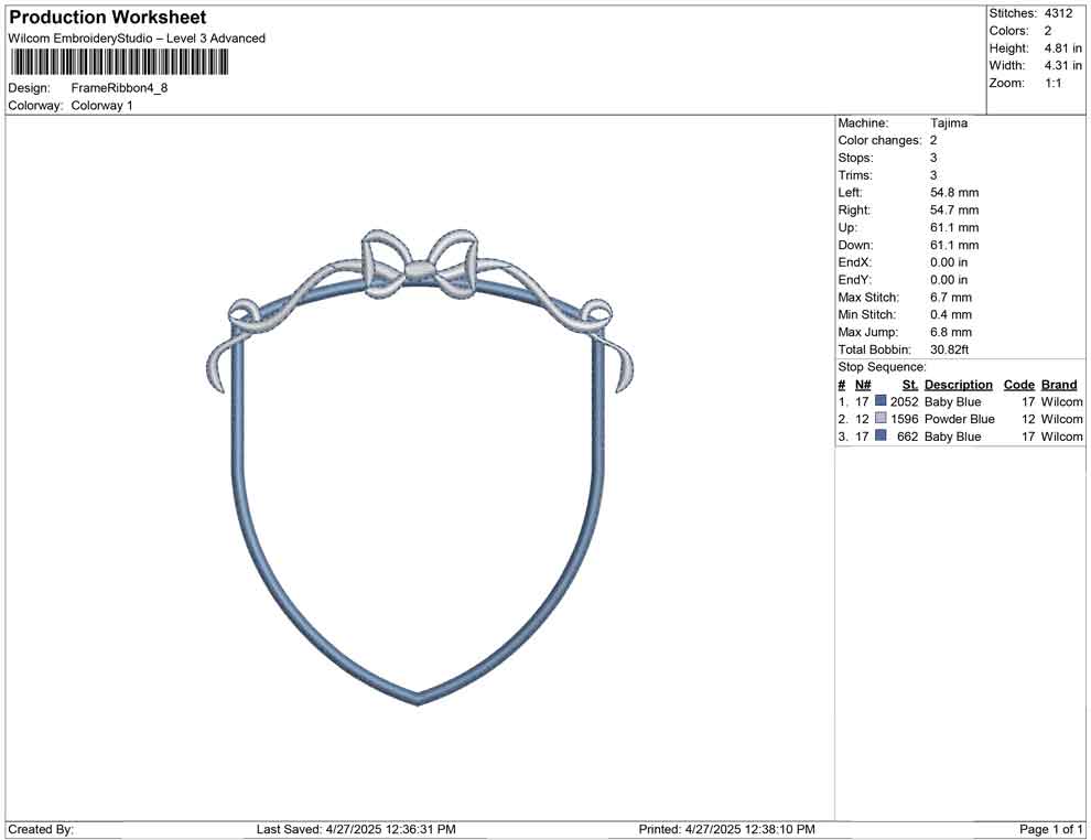 Frame Ribbon
