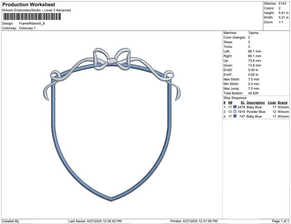 Frame Ribbon